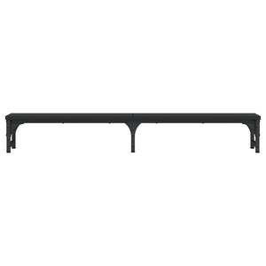 Supporto per monitor da tavolo mobile da scrivania 105 x 23 x 155 cm in legno ingegnerizzato nero 02_0044855