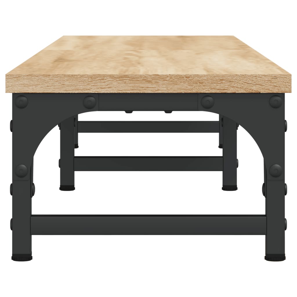 Supporto per monitor tavolo mobile ufficio sonoma 105 x 23 x 155 cm legno ingegnerizzato marrone 02_0044983