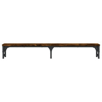 Supporto per monitor da tavolo mobile da scrivania 105 x 23 x 155 cm legno ingegnerizzato marrone 02_0044854