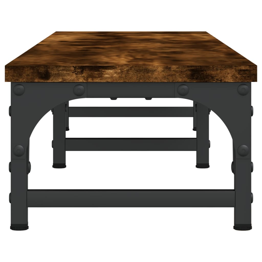 Supporto per monitor da tavolo mobile da scrivania 105 x 23 x 155 cm legno ingegnerizzato marrone 02_0044854