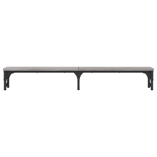 Supporto per monitor da tavolo mobile da ufficio Sonoma 105 x 23 x 155 cm legno ingegnerizzato grigio 02_0044984