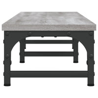 Supporto per monitor da tavolo mobile da ufficio Sonoma 105 x 23 x 155 cm legno ingegnerizzato grigio 02_0044984