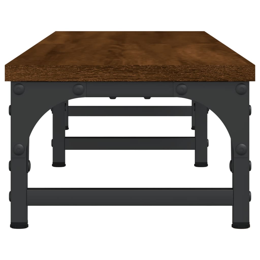 Supporto per monitor 105 x 23 x 155 cm in legno ingegnerizzato marrone 02_0045030