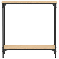 Tavolo Consolle Rovere Sonoma 75x22,5x75 cm Legno Agglomerato 834021