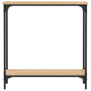 Tavolo Consolle Rovere Sonoma 75x22,5x75 cm Legno Agglomerato 834021