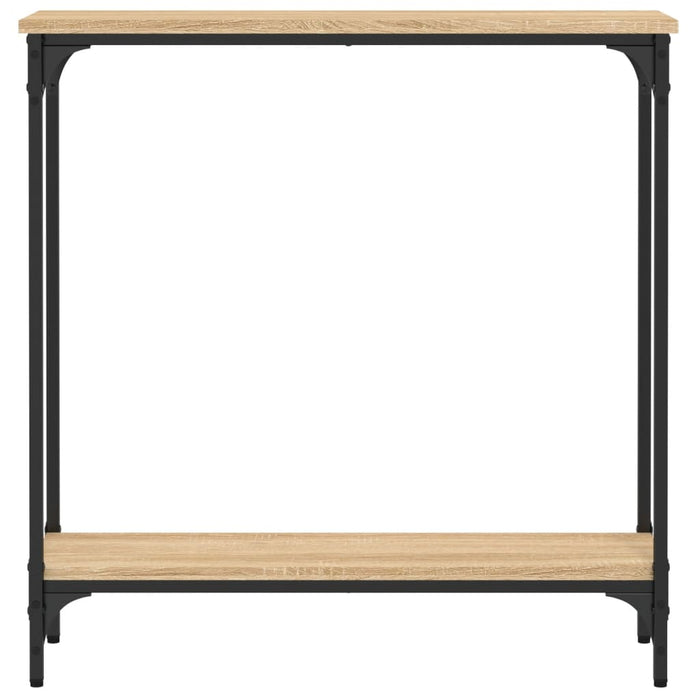 Tavolo Consolle Rovere Sonoma 75x22,5x75 cm Legno Agglomerato 834021