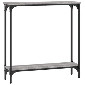 Tavolino Consolle-Tavolino da soggiorno-Tavolo Grigio Sonoma 75x22,5x75 cm Legno Multistrato 390772