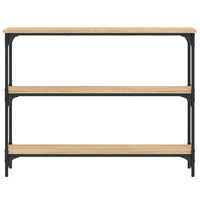 Tavolino Consolle Rovere Sonoma 100x22,5x75cm Legno Multistrato