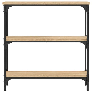 Tavolo Consolle Rovere Sonoma 75x22,5x75 cm Legno Agglomerato 834031
