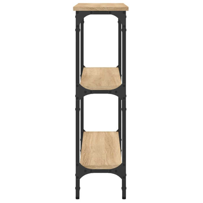 Tavolo Consolle Rovere Sonoma 75x22,5x75 cm Legno Agglomerato 834031