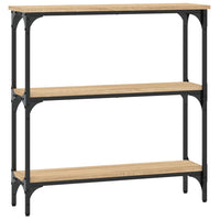 Tavolo Consolle Rovere Sonoma 75x22,5x75 cm Legno Agglomerato 834031