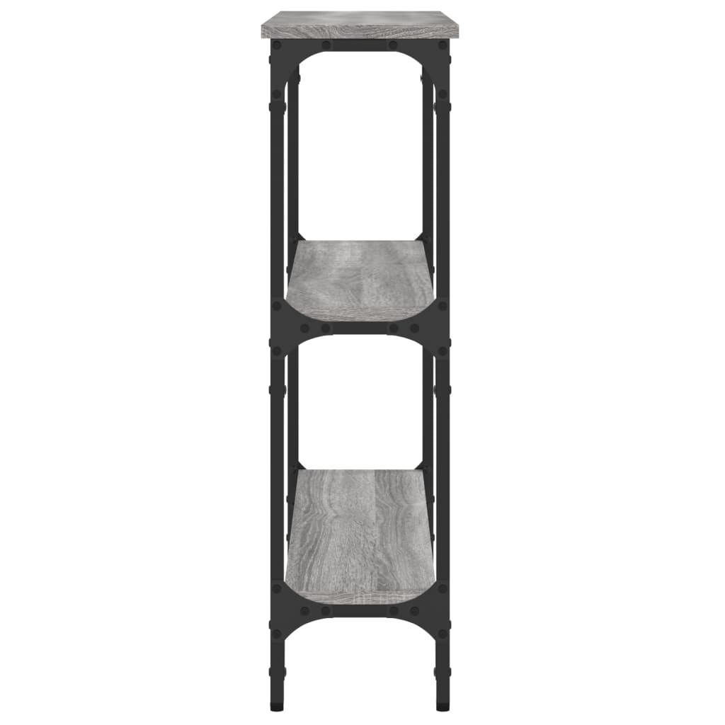 Tavolino Consolle-Tavolino da soggiorno-Tavolo Grigio Sonoma 75x22,5x75 cm Legno Multistrato 650679