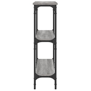 Tavolino Consolle-Tavolino da soggiorno-Tavolo Grigio Sonoma 75x22,5x75 cm Legno Multistrato 650679