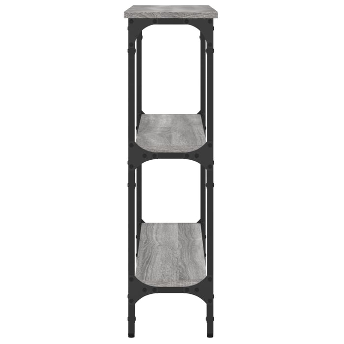 Tavolino Consolle-Tavolino da soggiorno-Tavolo Grigio Sonoma 75x22,5x75 cm Legno Multistrato 650679