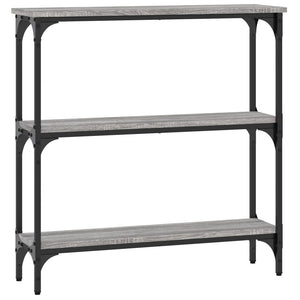 Tavolino Consolle-Tavolino da soggiorno-Tavolo Grigio Sonoma 75x22,5x75 cm Legno Multistrato 650679