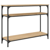 Tavolo Consolle Rovere Sonoma 100x29x75 cm in Legno Multistrato 834036