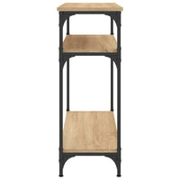 vidaXL Tavolino Consolle Rovere Sonoma 75x29x75cm in Legno Multistrato