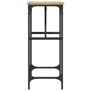 Tavolino Consolle Rovere Sonoma 75x32x75cm in Legno Multistrato 834061