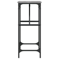Tavolino Consolle Grigio Sonoma 75x32x75cm in Legno Multistrato 834063