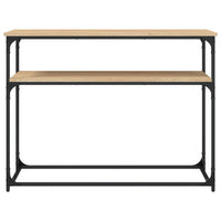 Tavolino Consolle Rovere Sonoma 100x35,5x75cm Legno Multistrato 834066
