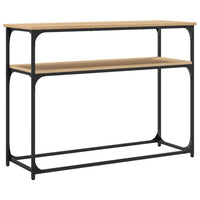 Tavolino Consolle Rovere Sonoma 100x35,5x75cm Legno Multistrato 834066
