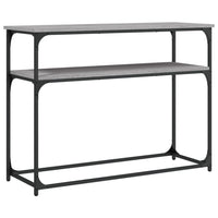 Tavolino Consolle Grigio Sonoma 100x35,5x75cm Legno Multistratocod mxl 83337