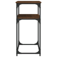 Tavolo Consolle Rovere Marrone 100x35,5x75 cm Legno Multistrato 834069