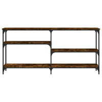 Tavolo Consolle Rovere Fumo 160x29x75 cm in Legno Multistrato