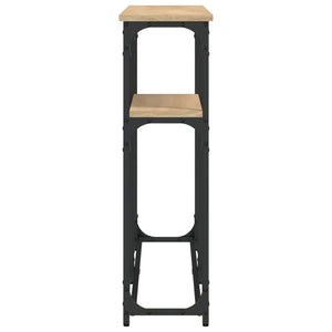 Tavolino Consolle-Tavolino da soggiorno-Tavolo Rovere Sonoma 145x22,5x75cm Legno Multistrato