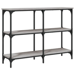 Tavolo Consolle Grigio Sonoma 100x29x75 cm in Legno Multistratocod mxl 131260