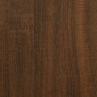Tavolino Consolle-Tavolino da soggiorno-Tavolo Rovere Marrone 100x29x75 cm Legno Multistrato 364570