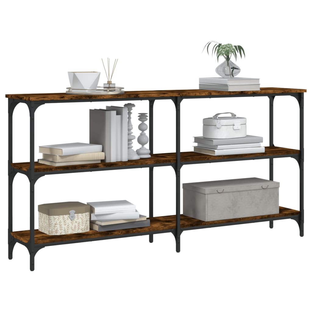 Tavolo Consolle Rovere Fumo 150x29x75 cm in Legno Multistratocod mxl 83346