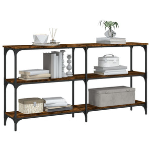 Tavolo Consolle Rovere Fumo 150x29x75 cm in Legno Multistratocod mxl 83346
