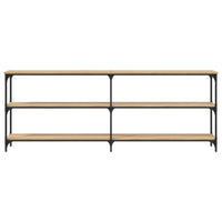 Tavolo Consolle Rovere Sonoma 200x29x75 cm Legno Agglomerato 834111