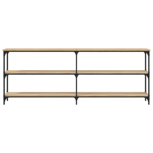 Tavolo Consolle Rovere Sonoma 200x29x75 cm Legno Agglomerato 834111