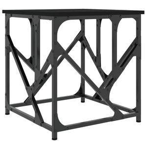 Tavolino da Salotto Nero 45x45x47,5 cm in Legno Multistrato 834120