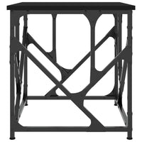 Tavolino da Salotto Nero 45x45x47,5 cm in Legno Multistrato 834120