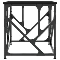 Tavolino da Salotto Nero 45x45x47,5 cm in Legno Multistrato 834120