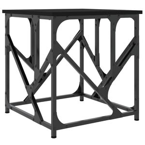 Tavolino da Salotto Nero 45x45x47,5 cm in Legno Multistrato 834120