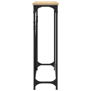 Tavolino Consolle Rovere Sonoma 102x22,5x75cm Legno Multistrato