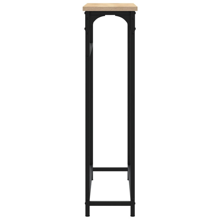 Tavolo Consolle Rovere Sonoma 75x19,5x75 cm Legno Agglomerato 834136