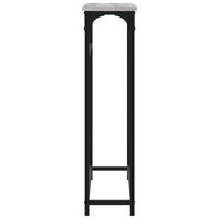 Tavolino Consolle-Tavolino da soggiorno-Tavolo Grigio Sonoma 75x19,5x75 cm Legno Multistrato