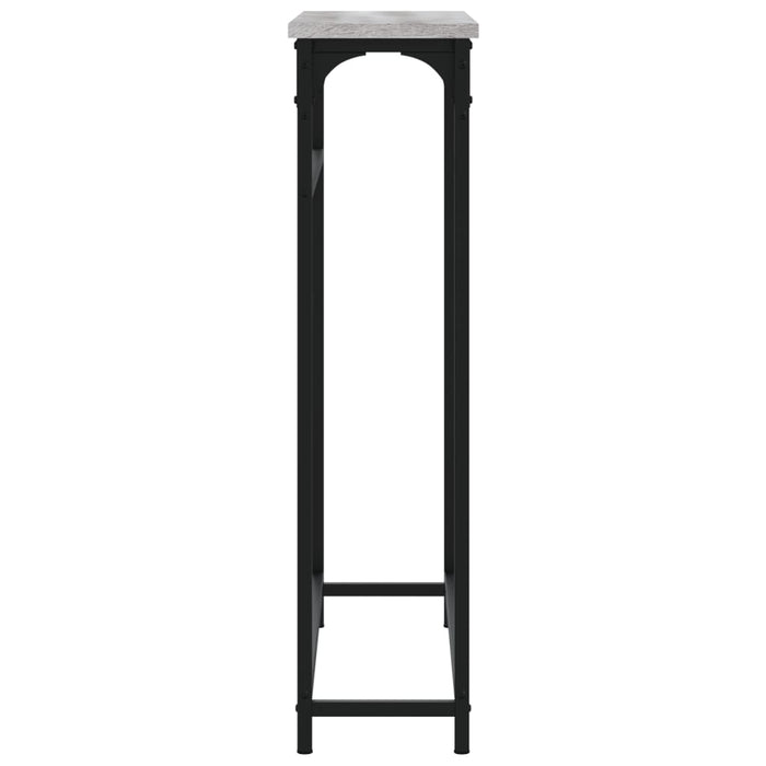 Tavolino Consolle-Tavolino da soggiorno-Tavolo Grigio Sonoma 75x19,5x75 cm Legno Multistrato