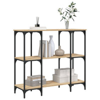 Tavolino Consolle Rovere Sonoma 102x35x90 cm Legno Multistrato 834146