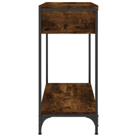Tavolino Consolle-Tavolino da soggiorno-Tavolo Rovere Fumo 75x34,5x75cm Legno Multistrato 997697