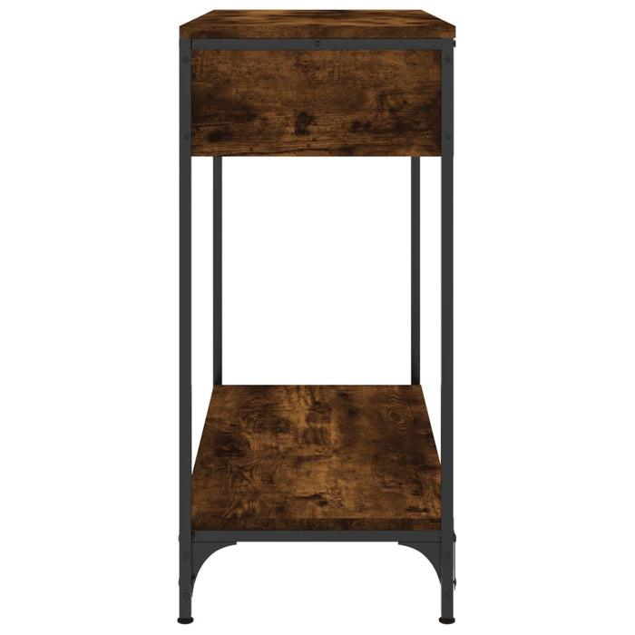 Tavolino Consolle-Tavolino da soggiorno-Tavolo Rovere Fumo 75x34,5x75cm Legno Multistrato 997697