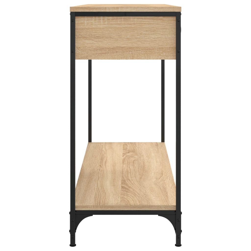 Tavolino Consolle-Tavolino da soggiorno-Tavolino da Salotto Rovere Sonoma 100x34,5x75cm Legno Multistrato
