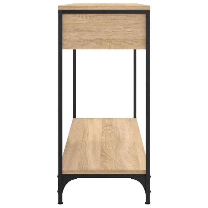 Tavolino Consolle-Tavolino da soggiorno-Tavolino da Salotto Rovere Sonoma 100x34,5x75cm Legno Multistrato