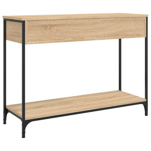 Tavolino Consolle-Tavolino da soggiorno-Tavolino da Salotto Rovere Sonoma 100x34,5x75cm Legno Multistrato