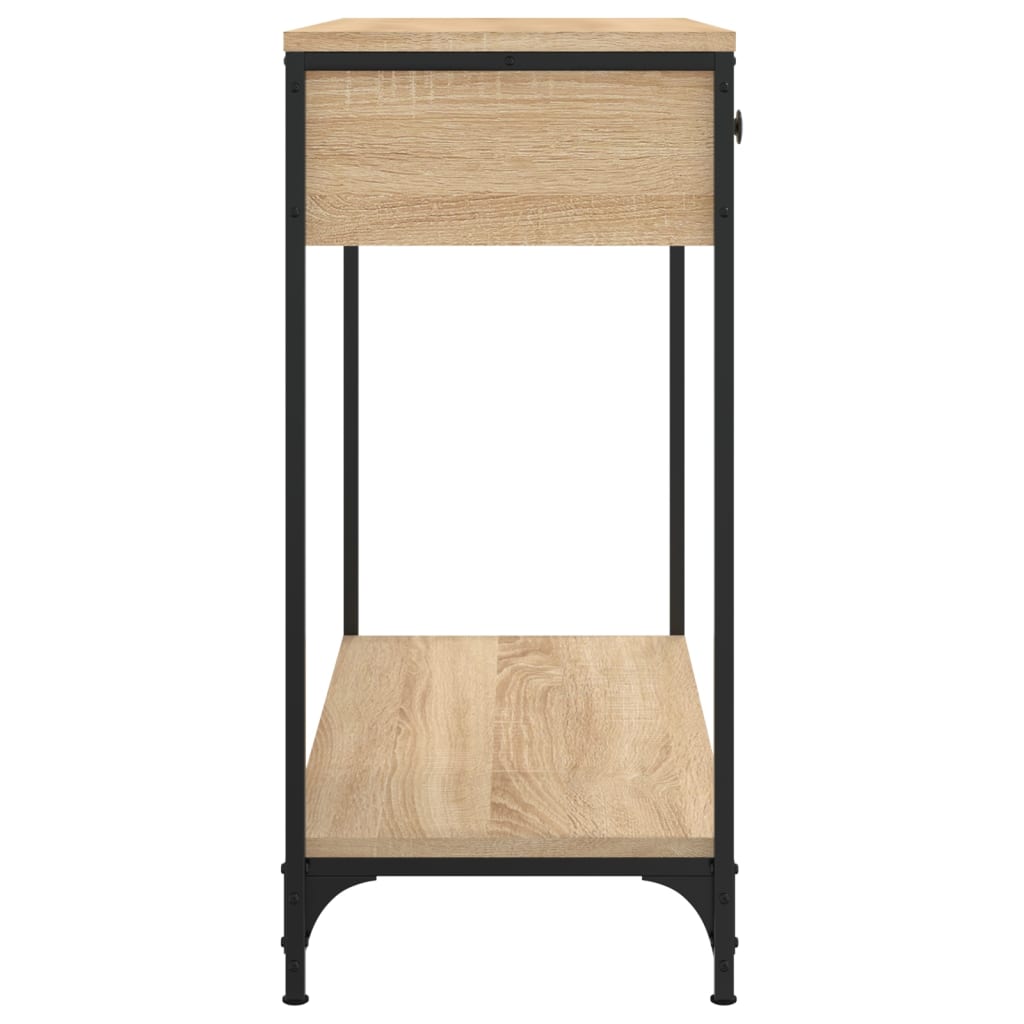 Tavolino Consolle-Tavolino da soggiorno-Tavolo Rovere Sonoma 75x34,5x75cm Legno Multistrato 532353